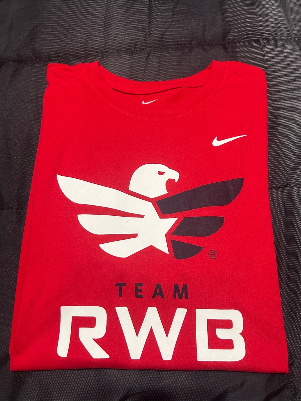 TEAM RWB X NIKE DRI-FIT T-SHIRT – RED – MEN'S (UNISEX)
